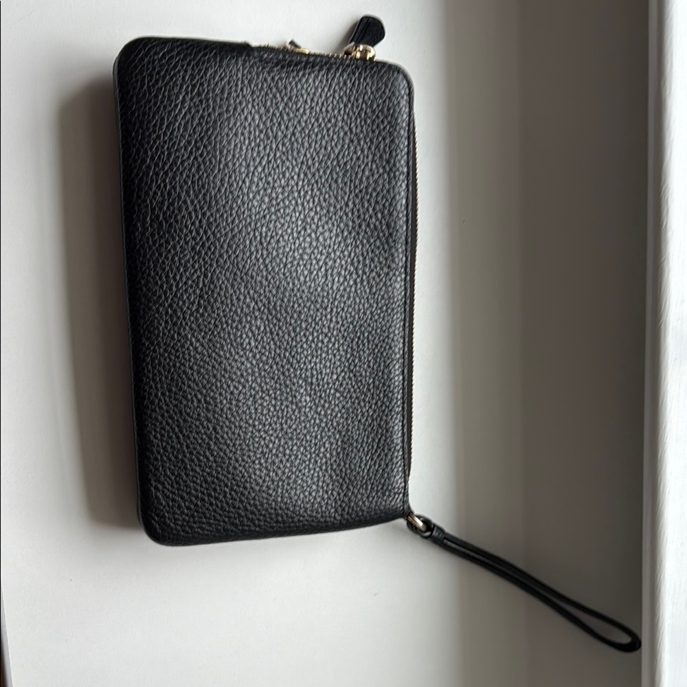 Coach Black and Brown Wristlet - Picture 2 of 4